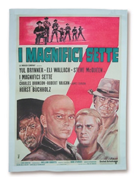 Movies - The Magnificent Seven Italian Film Poster