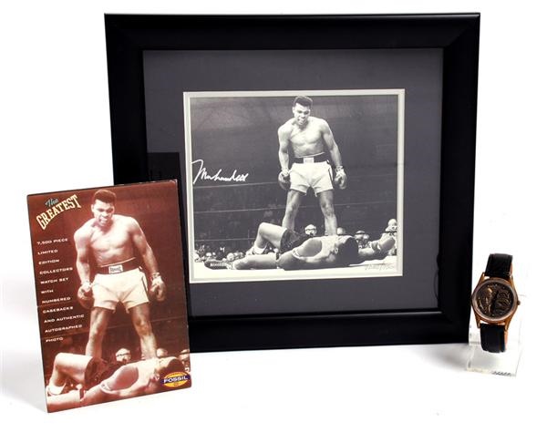 Muhammad Ali & Boxing - Muhammad Ali Limited Edition Fossil Watch with Signed Photo (2)