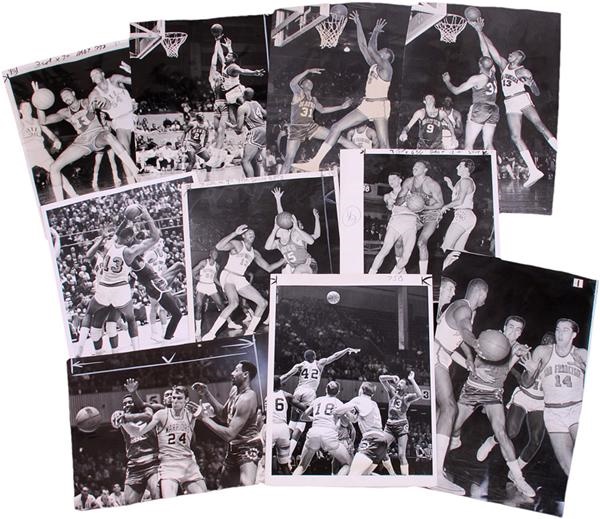 Wilt Chamberlain Basketball Photographs (10)
