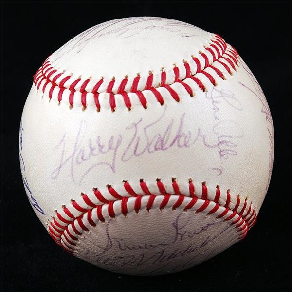 Baseball Autographs - 1967 Pittsburgh Pirates Team Signed Baseball with Roberto Clemente