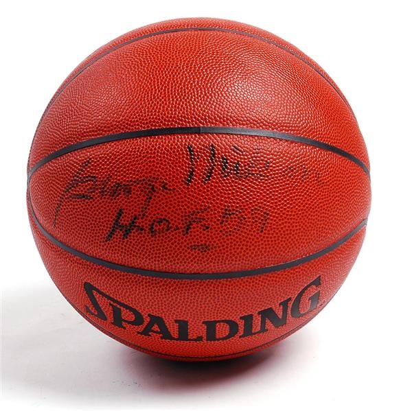 - George Mikan Single Signed Basketball