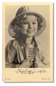 Movies - 1936 Shirley Temple Vintage Signed Photograph