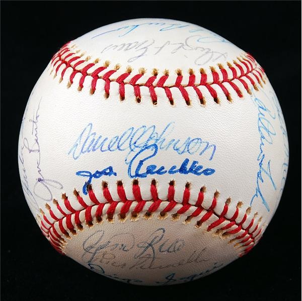 Baseball Autographs - 1975 Boston Red Sox American League Champions Team Signed Baseball