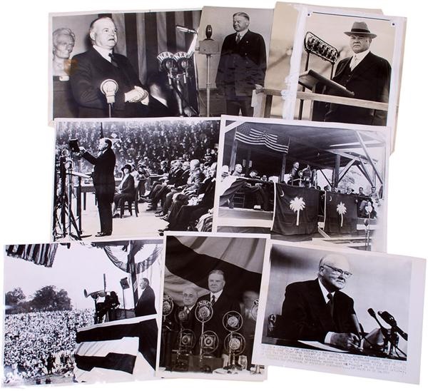 President Hebert Hoover Giving Speeches Photographs (13)
