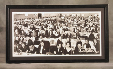 - 1949 First Emmy Awards Banquet Photograph (13x23" framed)