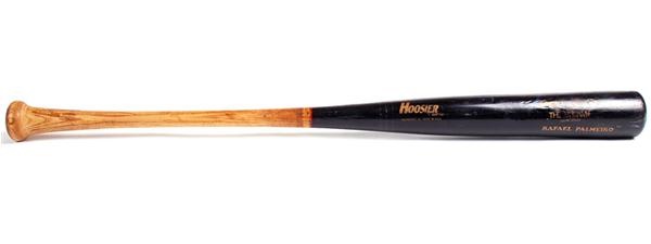 Rafael Palmeiro Game Used Baseball Bat
