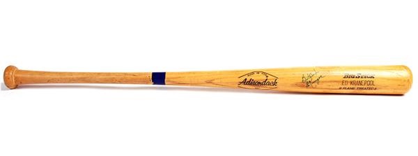 Baseball Equipment - Ed Kranepool NY Mets Signed Game Used Baseball Bat