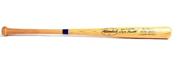Baseball Equipment - Wayne Garrett NY Mets Signed Game Used Baseball Bat