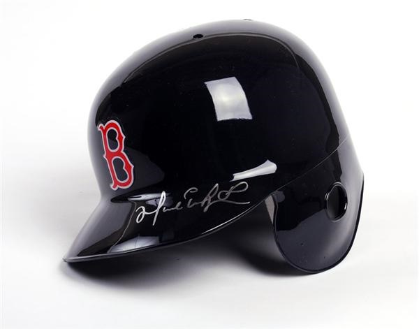 Baseball Autographs - Manny Ramirez Signed Boston Red Sox Batting Helmet