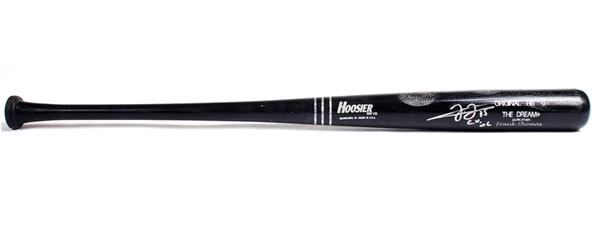 Baseball Equipment - Frank Thomas Signed Game Used Baseball Bat w/ Thomas LOA