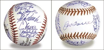 - 2000 New York Yankees Team Signed Baseball