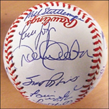 - 1998 New York Yankees Team Signed Baseball