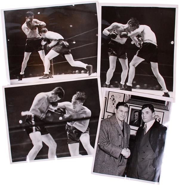 Muhammad Ali & Boxing - Jim Braddock vs Tommy Farr Boxing Wire Photos (4)