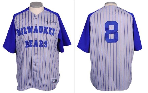 Baseball Equipment - Mark Loretta Game Used Milwaukee Bears Negro League Tribute Jersey