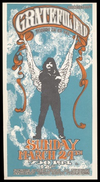 - 1968 Grateful Dead Prophetic Handbill (3.75x7")