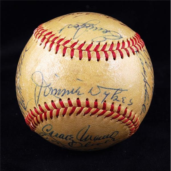 Baseball Autographs - 1953 Philadelphia Athletics Team Signed ball