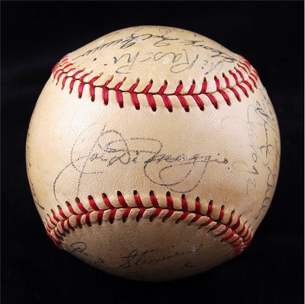 Baseball Autographs - 1949 New York Yankee World Champions Team Signed Baseball