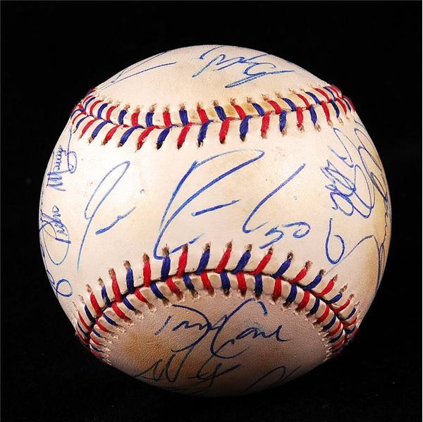 Baseball Autographs - 1999 All-Star Game Team Signed Baseball