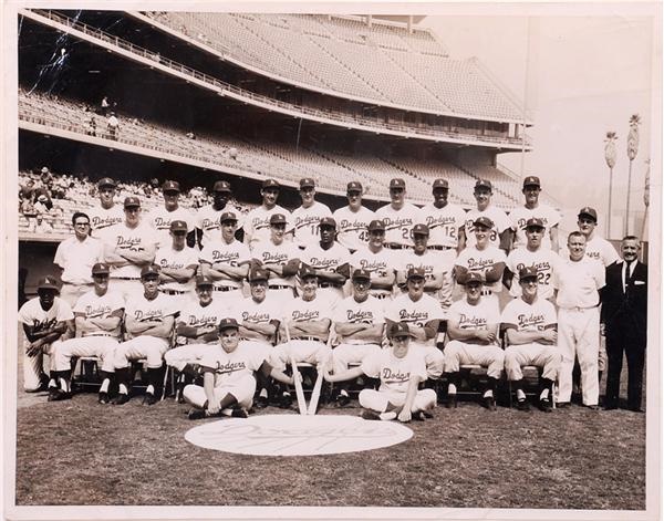 - 1963 Los Angeles Dodgers Championship Team Oversized Photo