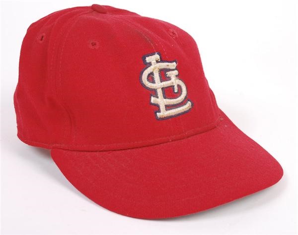 Baseball Equipment - Ozzie Smith St Louis Cardinals Game Used Baseball Cap
