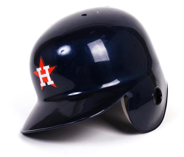 Baseball Equipment - Jeff Bagwell Houston Astros Game Used TBTC Batting Helmet