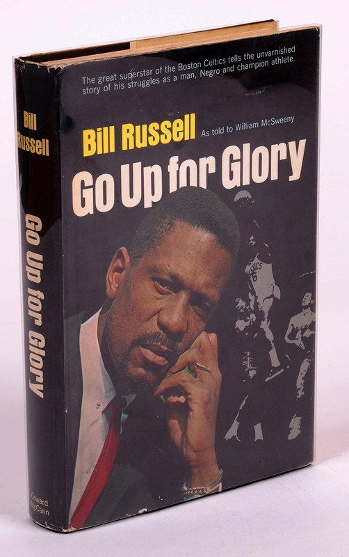 - Bill Russell Vintage Signed &quot;Go Up For Glory&quot; 1st Ed Hardcover Book