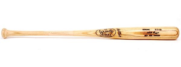 Baseball Equipment - Wade Boggs New York Yankees Game Used Baseball Bat