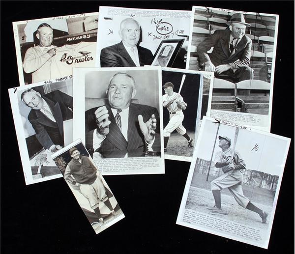 Baseball Photographs - Lots - Baseball Hall of Famer Rogers Hornsby Photographs (8)