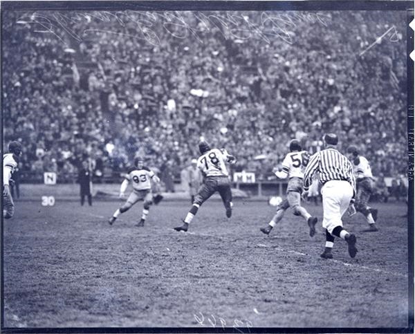 1936/1937 East-West Football All-Star Game Negatives (50+)