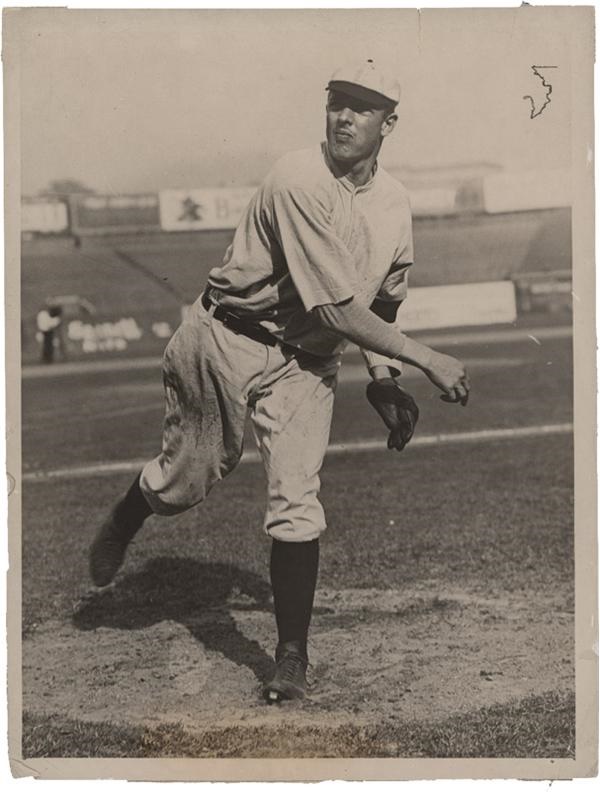 1905 Christy Mathewson Baseball Photograph
