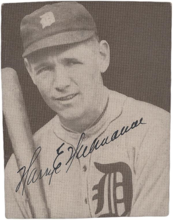 Baseball Autographs - Rare Harry Heilmann Signed Photograph JSA