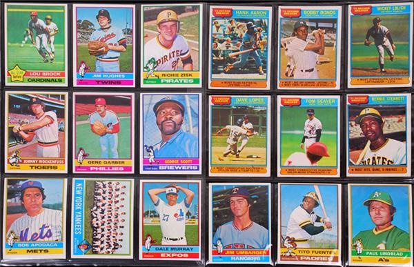 - 1976 Baseball Card Complete Set (660 Cards)