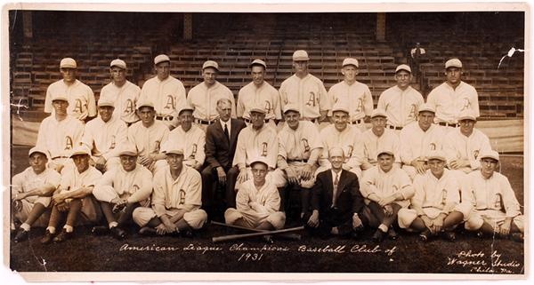 - 1931 Philadelphia Athletics Panoramic Team Photo