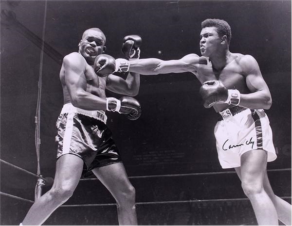 Muhammad Ali & Boxing - Cassius Clay (Muhammad Ali) Signed 16 x 20 Photograph