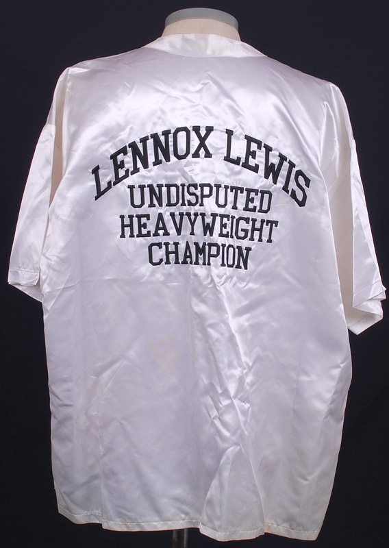 Muhammad Ali & Boxing - Lennox Lewis Boxing Cornerman's Jacket Worn by Al Gavin