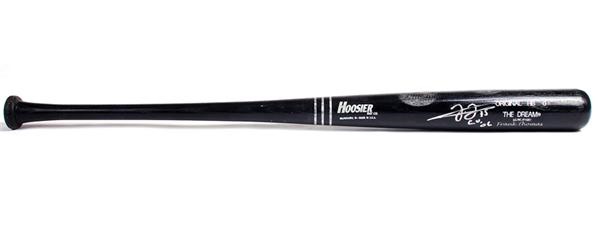 Baseball Equipment - Frank Thomas Signed Game Used Baseball Bat w/ Thomas LOA