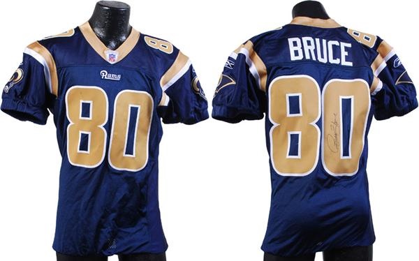 - 2007 Isaac Bruce Signed Game Worn St. Louis Rams Jersey