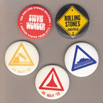 - The Rolling Stones Buttons (5)