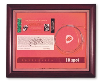 - The Rolling Stones Signed Concert Display (12x10")