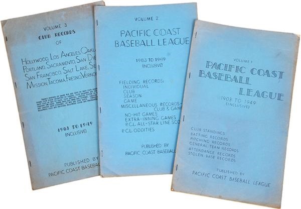 1949 Pacific Coast League Record Books (3)