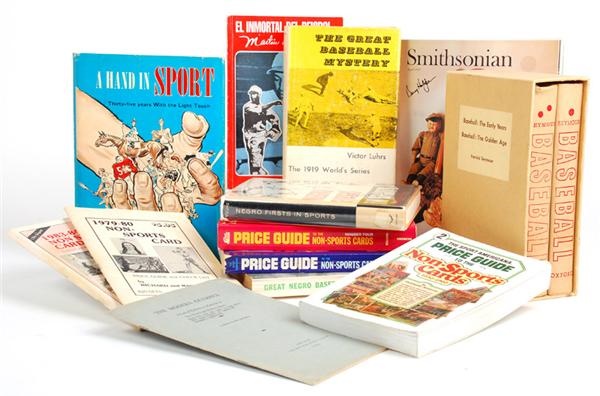 - Collection of Hobby Sports and Nonsports Books with Scarce Titles (13)