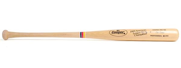 Baseball Equipment - Jose Canseco Cooper 1989 American League West Champions Baseball Bat