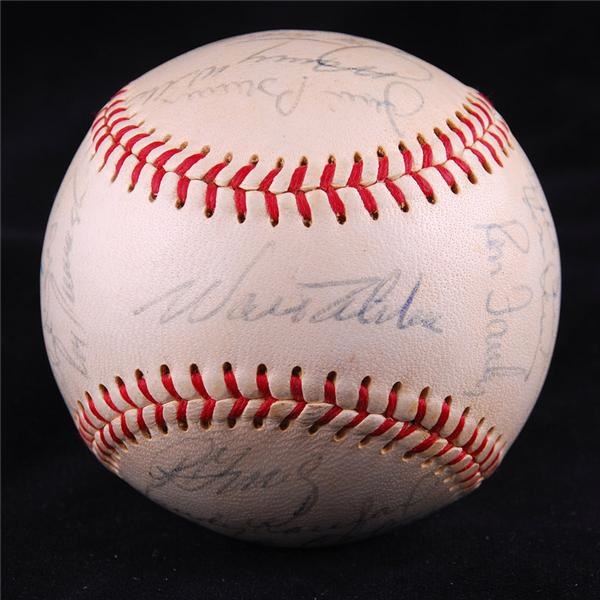 Baseball Autographs - 1966 Los Angeles Dodgers National League Champions Team Signed Baseball