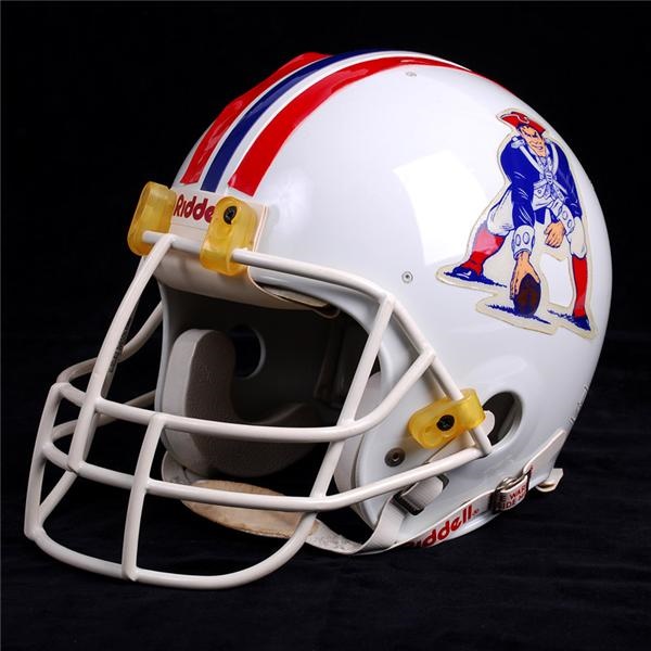 New England Patriots Game Model Football Helmet (1980's)