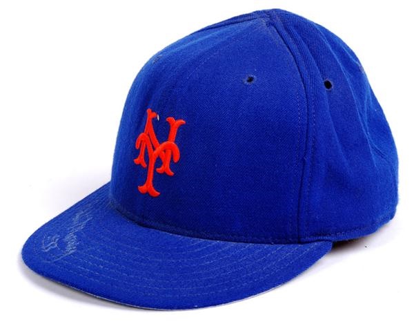 Baseball Equipment - Eddie Murray NY Mets Game Used Hat