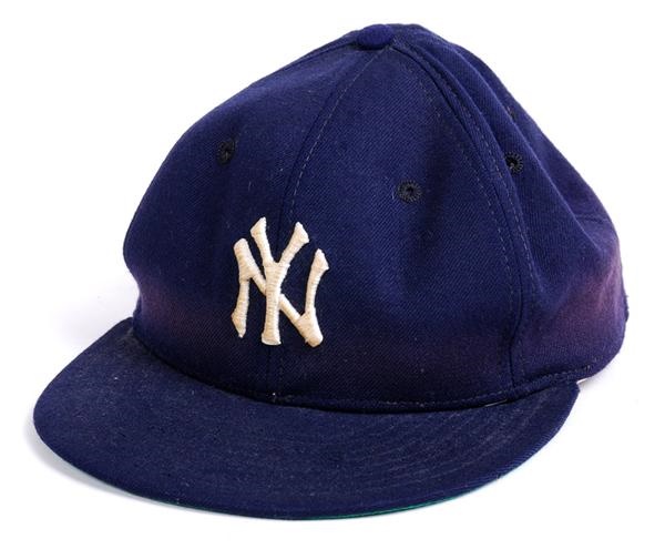Baseball Equipment - Chris Chambliss NY Yankees Game Used Hat