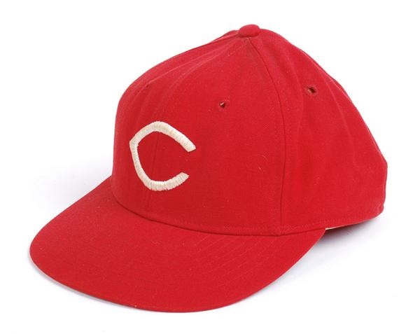 Baseball Equipment - Sparky Anderson Reds Game Used Hat