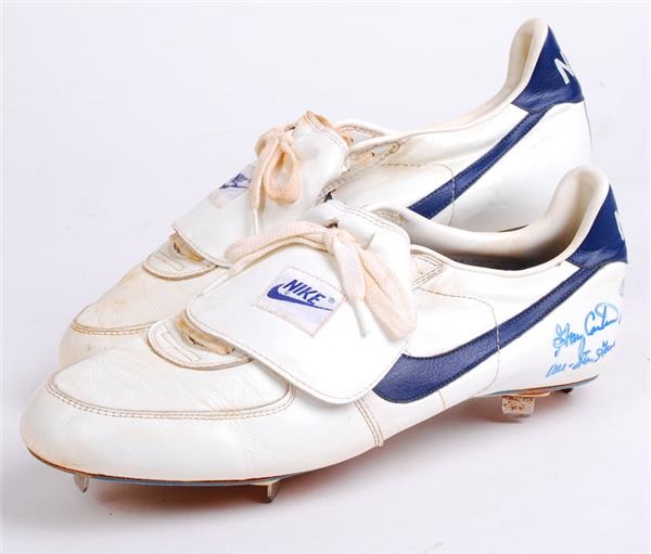 Baseball Equipment - Gary Carter Game Used All-Star Game Cleats