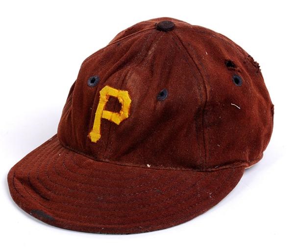 Baseball Equipment - Pittsburgh Pirates Game Used Hat (1940's)