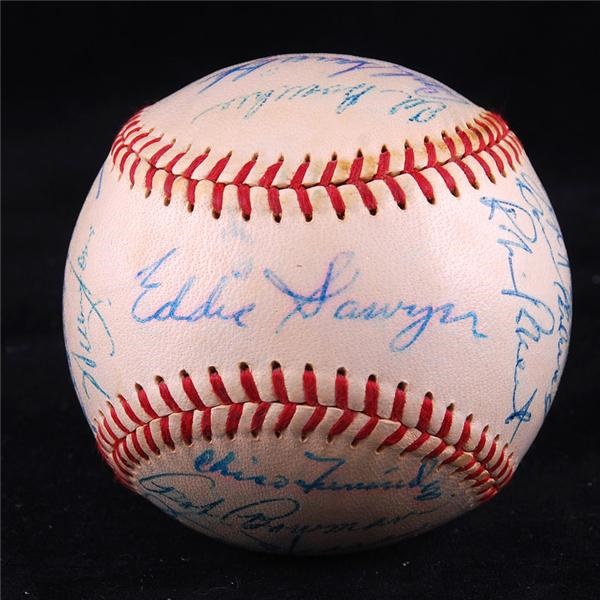 1958 Philadelphia Phillies Team Signed Baseball